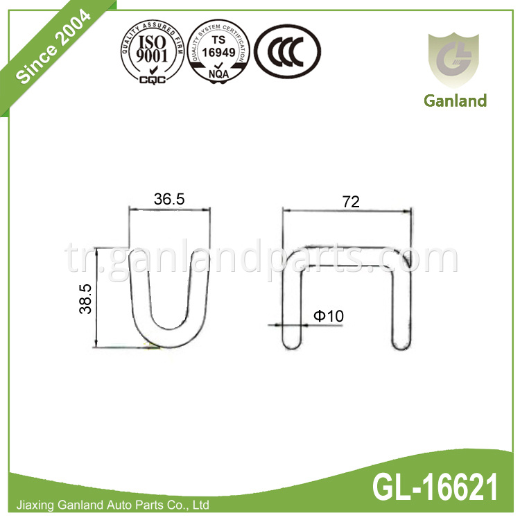 Rave hooks specification GL-16621